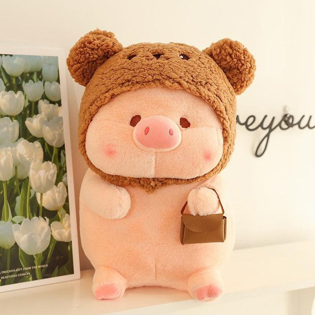 Boutique Toy Tribe Lulu-Schwein-Puppe, Plüschtier Puppe, 40cm - Bild 1