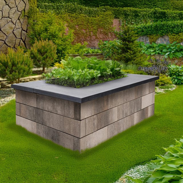 EHL Hochbeet CityPur mit Tribus-Set in Muschelkalk, B/T/H: 173 x 93 x 59 cm - Bild 1