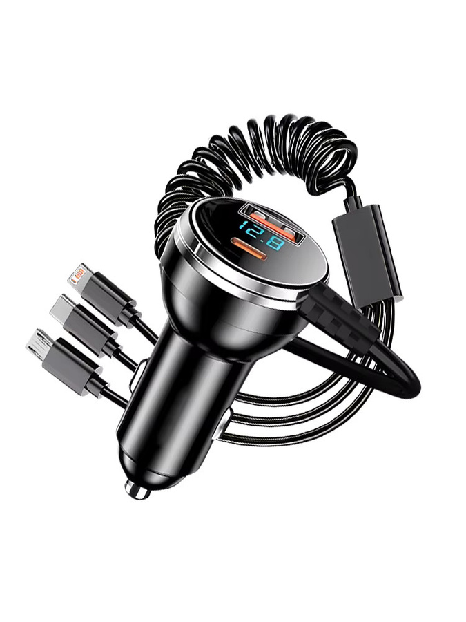 FireFrog 5 in 1 Auto Ladegerät mit 230 W und USB-C Schnellladung PD QC 3.0 in Schwarz - Bild 6