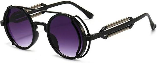 Fashion Glasses M Sonnenbrille, rund, Vollrand, Kunststoff, blue, Unisex - Bild 1