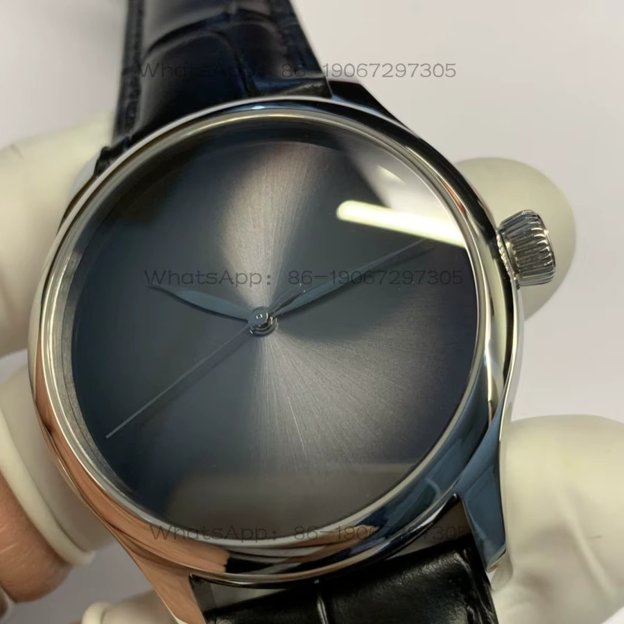 Mbond Armbanduhr, Automatik, Edelstahl, Leder, Herren - Bild 3