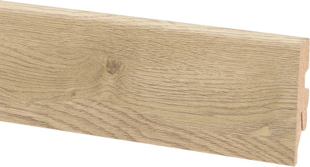 Kaindl Sockelleiste Eiche Cordoba/California Oak Braun mit Kabelkanal, H x B x T: 60 x 20 x 2600 mm - Bild 1