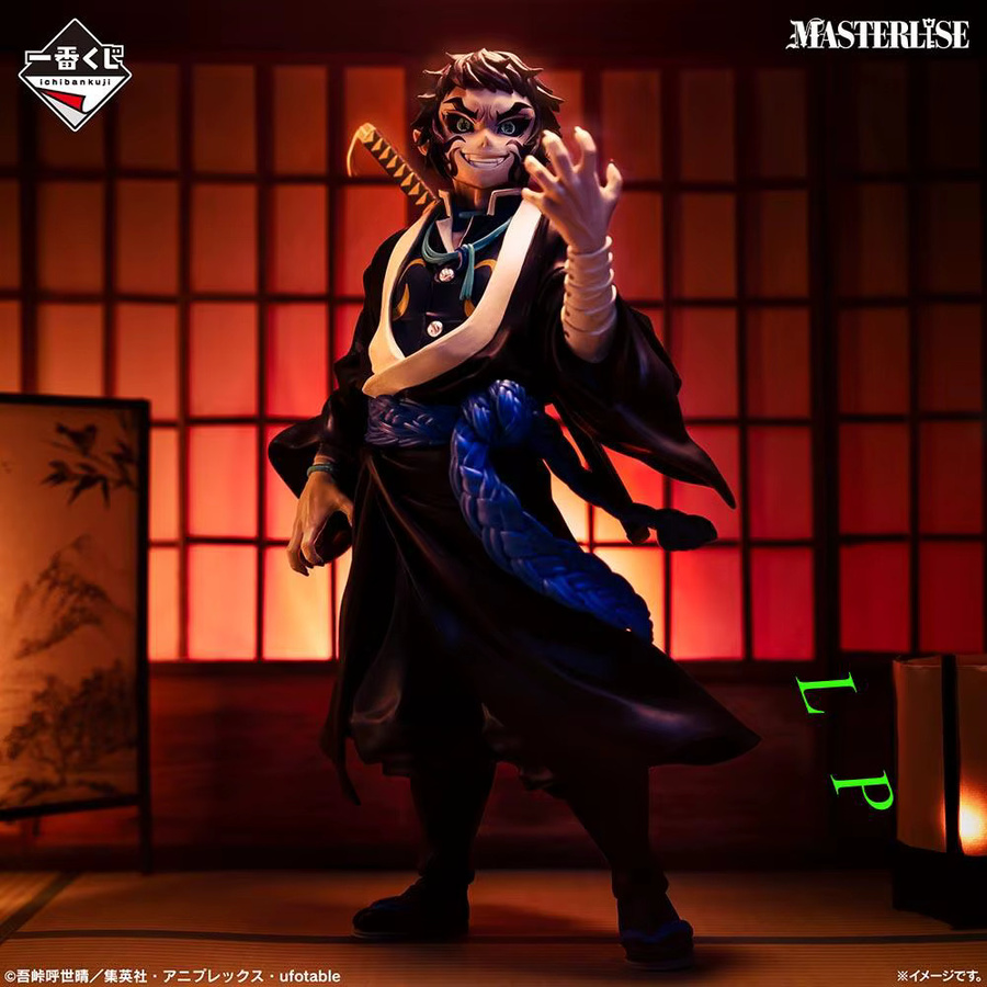 Bandai Ichiban Kuji Anime Figuren Set Demon Slayer Agatsuma Zenitsu Kaigaku Akaza Multicolor - Bild 3