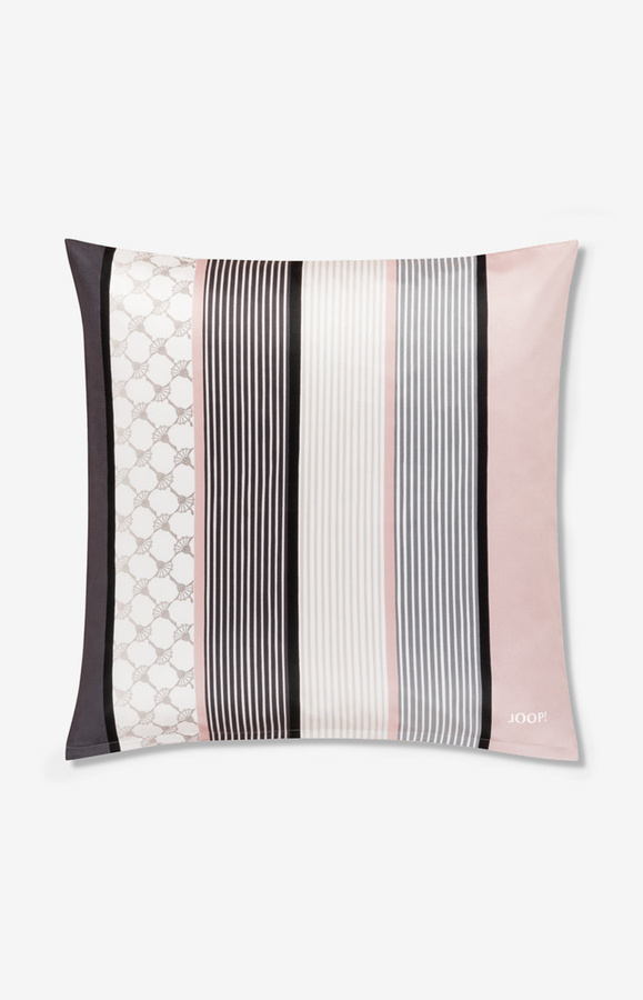 Joop Bettwäsche Cornflower Stripes aus Mako-Satin in Deep Rose Pink/Red - Bild 2
