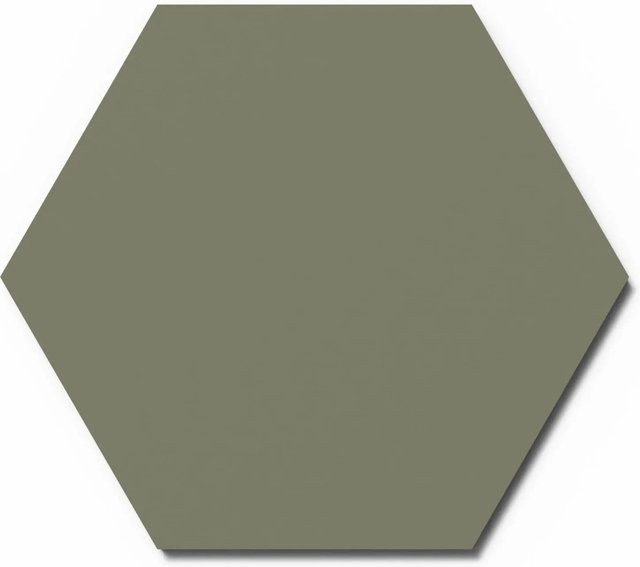 Denpanels Designpaneel Hexagon Olive Lino Green aus MDF, 3 Stück, B/H: 50 x 50 cm - Bild 1