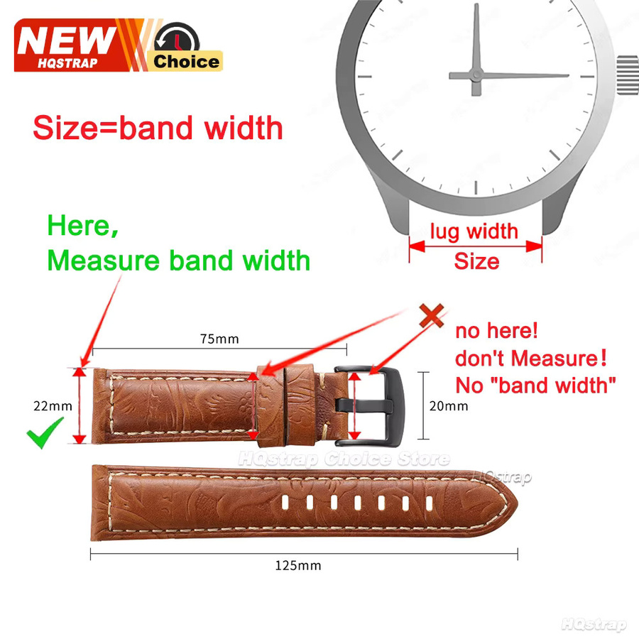 HQstrap Lederarmband, Unisex - Bild 2