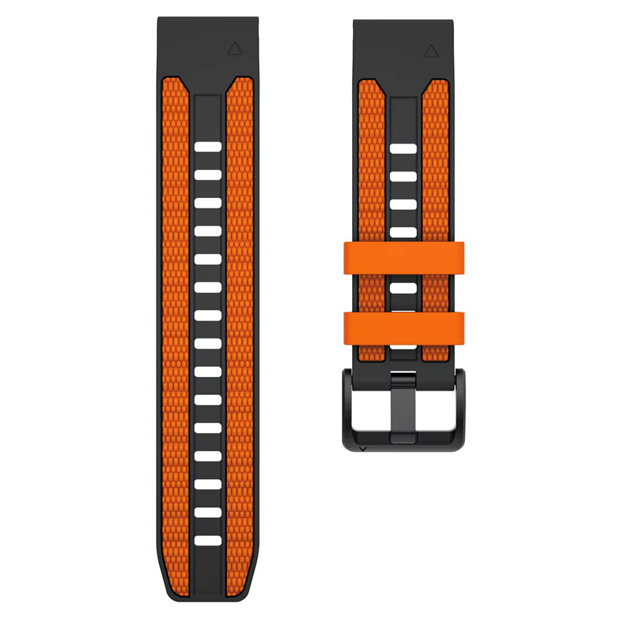I LOVE LUO Uhrenarmband Silikon, Schwarz, Unisex - Bild 2