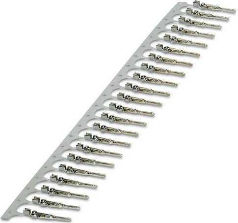 Phoenix Contact Crimpkontakt 1004380 aus Messing in Silber, 7000 Stück - Bild 1