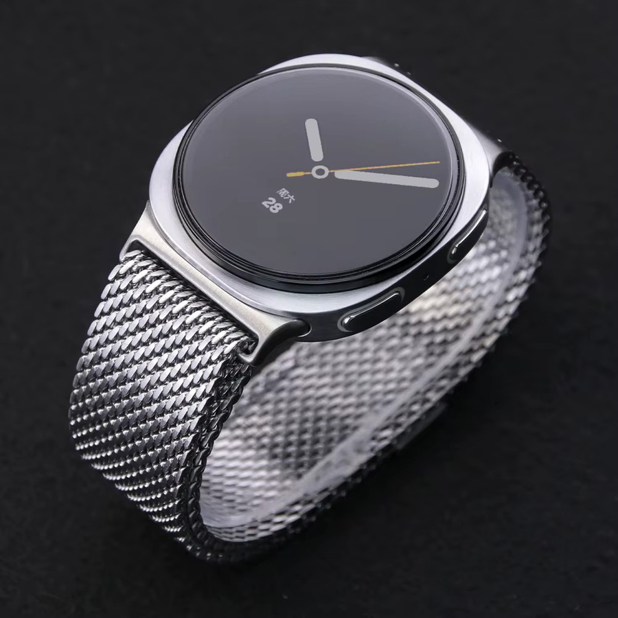 Samsung Uhrenarmband Milanaise, Edelstahl, Silber, Unisex - Bild 1