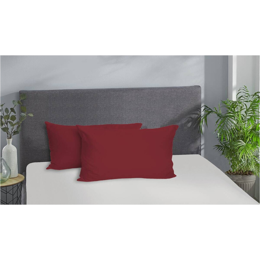 Pocoline Kissenbezug Jersey aus Baumwolle in Rot, B/L: 80 x 80 cm - Bild 2
