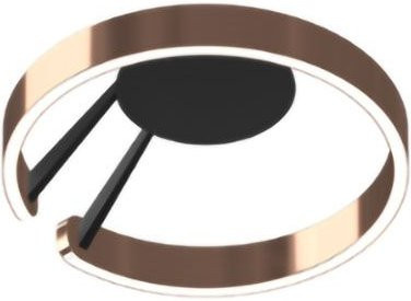 Occhio Mito Aura 40 LED Wand- und Deckenleuchte in Schwarz Matt und Rose Gold mit Occhio Air Modul und dimmbarer Lichtfarbe 2700K - 4000K - Bild 1