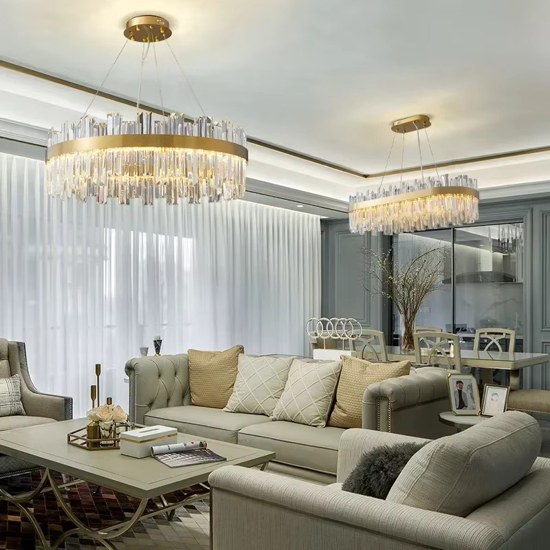 ZIMULONG Luxus LED Kristall Pendelleuchte für Wohnzimmer und Restaurant - Bild 4