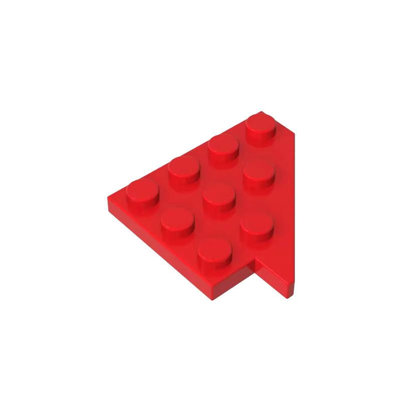 Gobricks 3935 Ziegel Keil Platte 4x4, Flügel Rechts, 10-teiliges Set - Bild 2