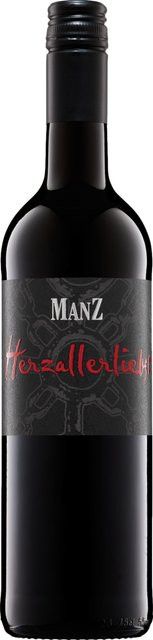 Manz Herzallerliebst Rotweincuvée Dornfelder, Rheinhessen, 2023, feinherb, 0,75 l - Bild 1