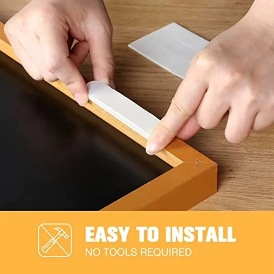 DIY Maigics Frame Stick Doppelseitiges Klebeband in Weiß für Wanddekorationen und Bilder, Spurlos und Selbstklebend - Bild 2