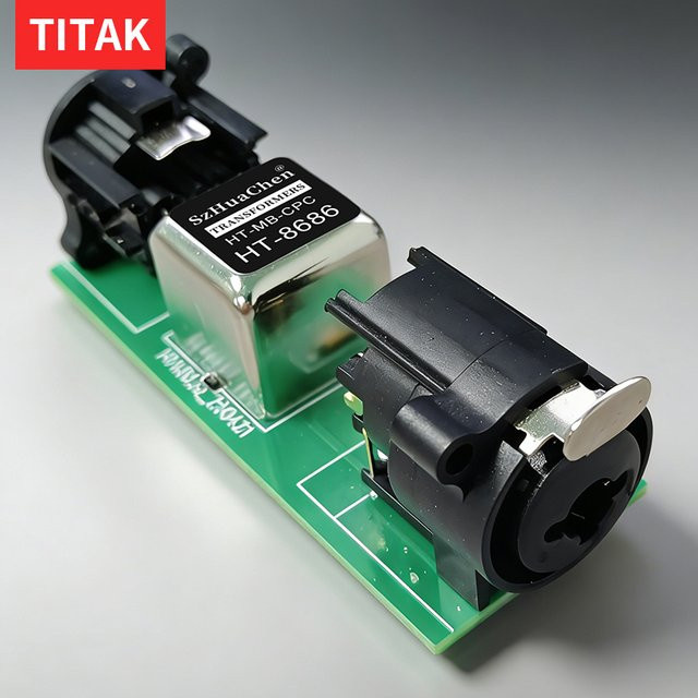 TITAK Isolator 6.35 XLR Audio-Rauschfilter in Schwarz zur Beseitigung von Erdschlussstörungen für deinen PC - Bild 1