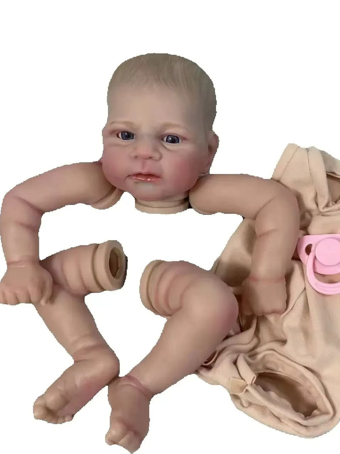 MRB Elijah, Reborn-Babypuppen-Set, 17 Zoll, bemaltes Vinyl, Stoffkörper - Bild 2