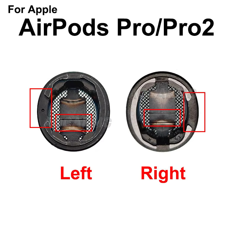 Aocarmo Staubfilter Metallgitter mit Rahmenring als Ersatzteil für Apple AirPods Pro und AirPods Pro 2 - Bild 2