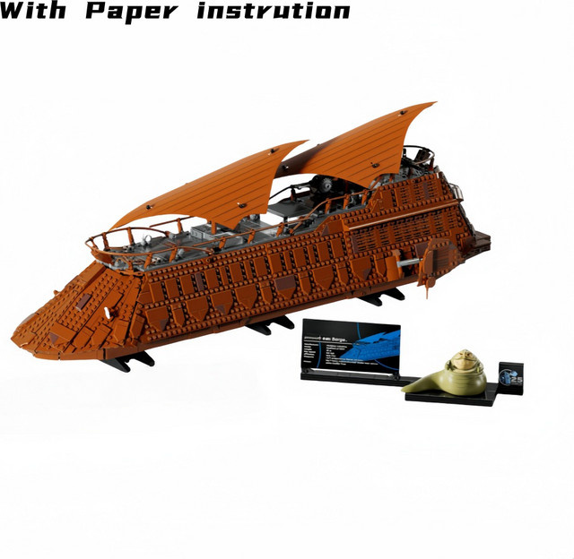 Potdemiel Star Wars Jabba Segelbarke, Baustein-Displaymodell, 3.942 Teile - Bild 1