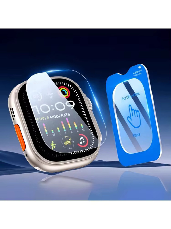 Apple Displayschutzfolie für Apple Watch Ultra 2 3, 49 mm, Glas - Bild 5