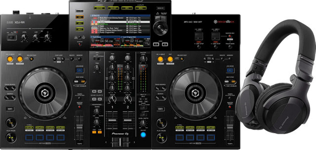 Pioneer DJ XDJ-RR DJ-Controller und HDJ-CUE1 Kopfhörer Set in Schwarz - Bild 1