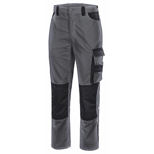 safety and more Berufshose EXTREME in Grau/Schwarz aus Polyester/Baumwolle, Größe 5XL - Bild 2