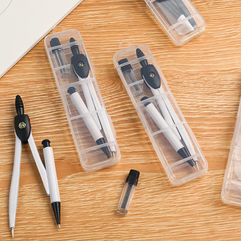 Professionelles Kompass-Set für Schule und Büro in Schwarz aus Kunststoff - Bild 2