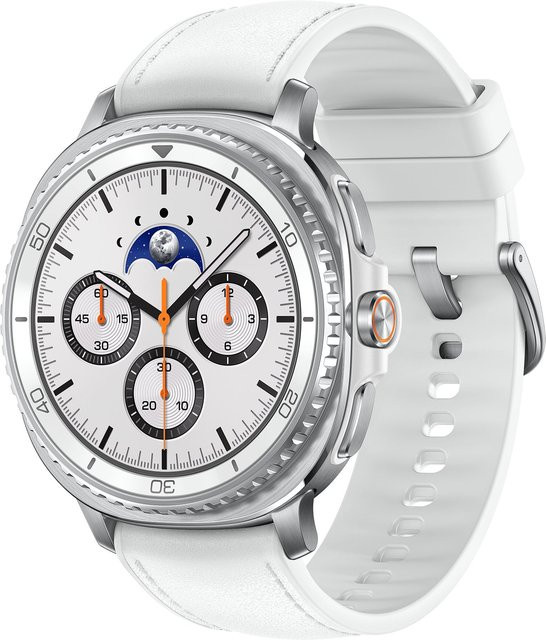 Samsung Galaxy Watch8 Classic Smartwatch Weiß Bluetooth 46mm - Bild 1
