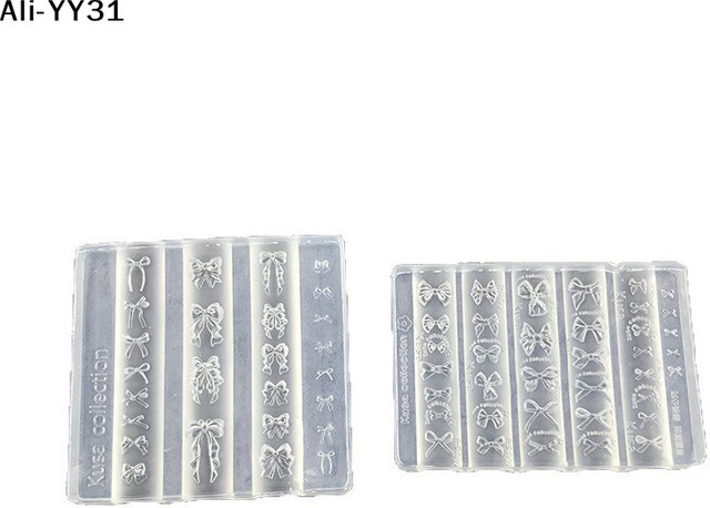 KuZHEN 3D Schleifen-Silikon-Nagelformen, verschiedene Größen und Formen - Bild 1