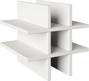 Phoenix Bareinsatz Raumteiler-Erweiterungsset aus Holz in Weiss, B/H/T: 34,1 x 34,1 x 33,4 cm - Bild 1
