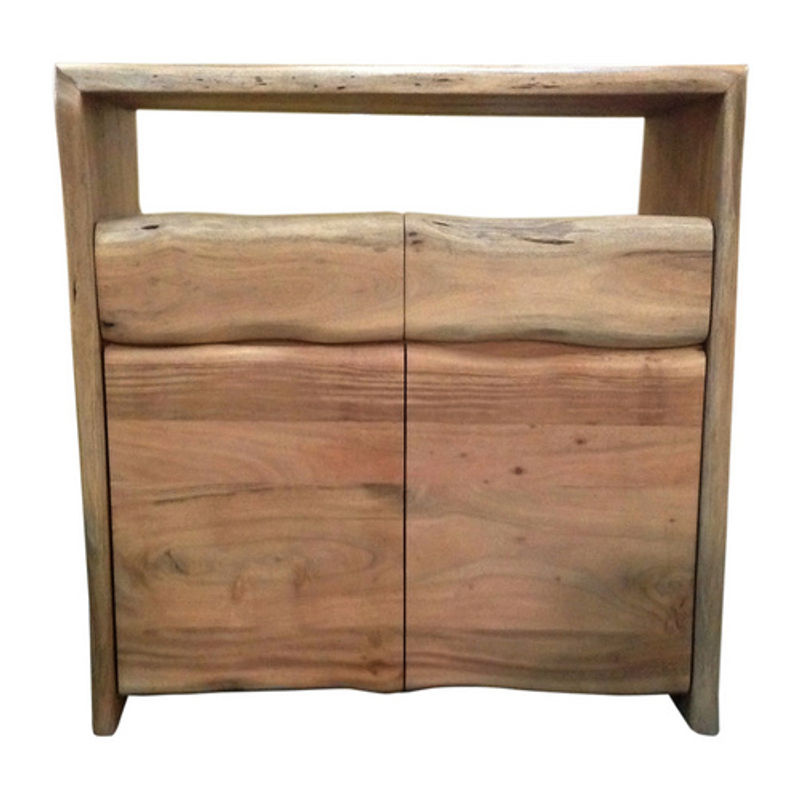 SIT Kommode ALBERA aus Akazienholz, 2-türig, braun, B/T/H: 130 x 40 x 90 cm - Bild 3