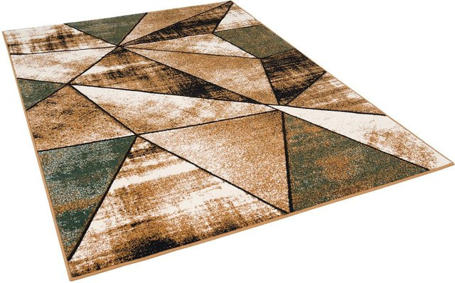 Pergamon Designer Teppich Brilliant Magic Grün Multicolour Modern Abstract B: 160 cm, T: 230 cm - Bild 1