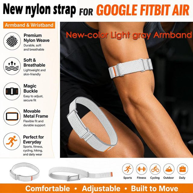 Google Fitbit Air Uhrenarmband, Nylon, Textil, Unisex - Bild 1