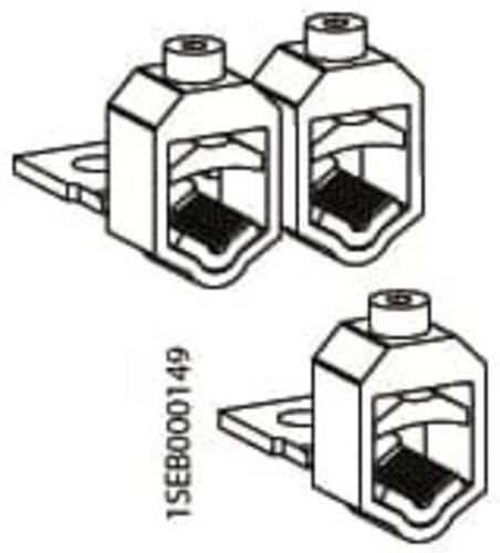 ABB 1SEP304446R0001 ZLBM/ZHBM/XLBM123 V-Klemmensatz für Kabelquerschnitte 16-300mm² - Bild 1