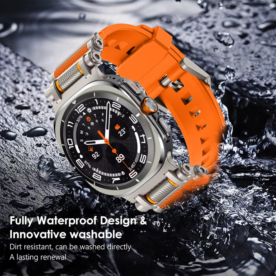 FancyWrist Uhrenarmband Silikon, Samsung Galaxy Watch Ultra 2022, 47 mm, Unisex - Bild 2