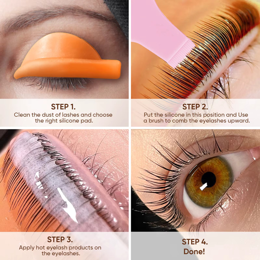 Libeauty Wimpernwickler, 5 Paar, Silikon, Unisex - Bild 4