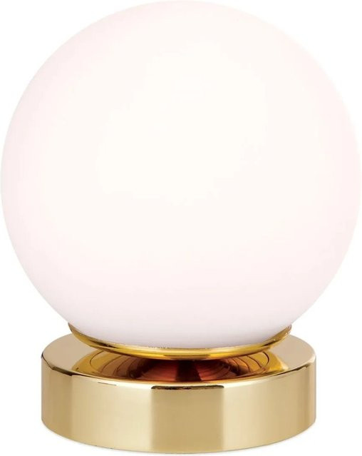Orion Leuchten LED Tischleuchte Tricia in Gold/Messing mit Glaskugel und Touch-Funktion, 3W, 195LM, 3000K Warmweiß - Bild 1
