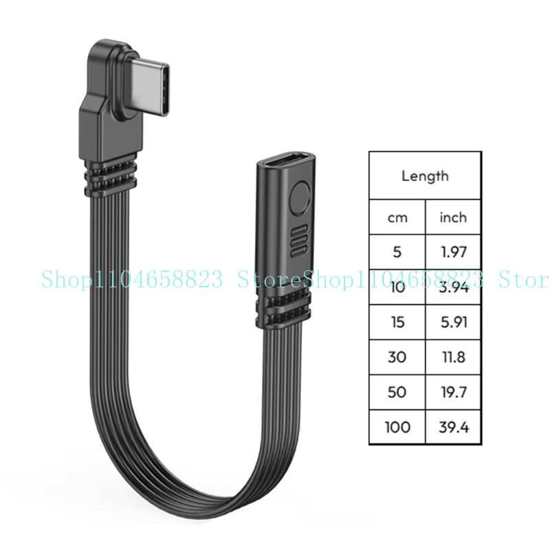 XINYUANSHUNTONG USB-C Typ-C Datenkabel in Schwarz mit 45 W Schnellladefunktion, 4K-Videoübertragung und 480 Mbit/s Datenübertragungsrate - Bild 5
