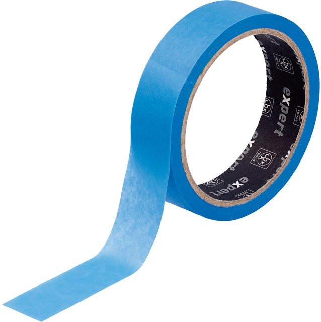 LUX-TOOLS Flachkrepp Exact Line Outdoor Blau, Breite: 25 mm, Länge: 25 m - Bild 1