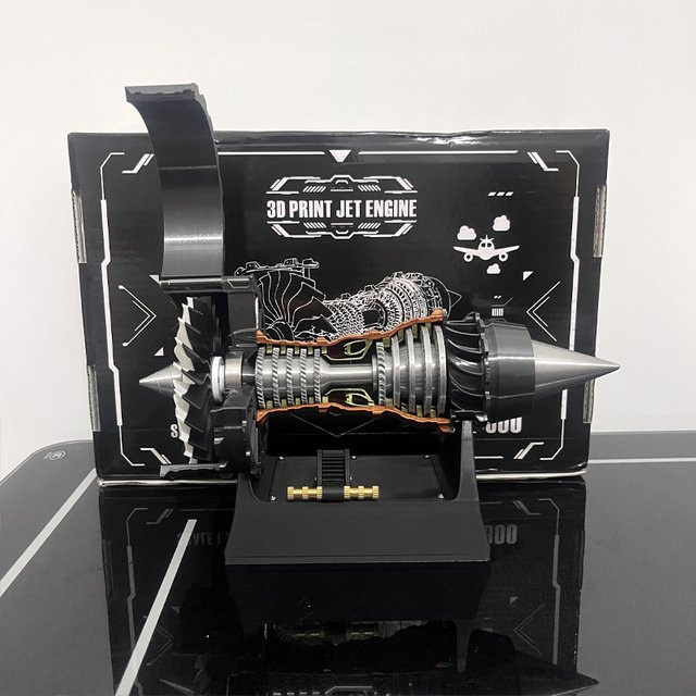 FZXF Turbofan-Motor-Modell, DIY-Kit, Kunststoff - Bild 1