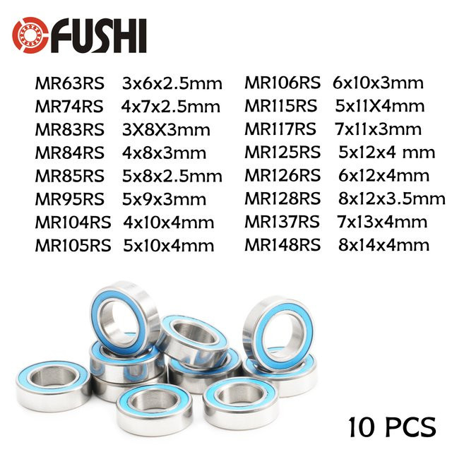 FUSHI Miniaturkugellager MR-Serie Set, 10 Stück - Bild 1