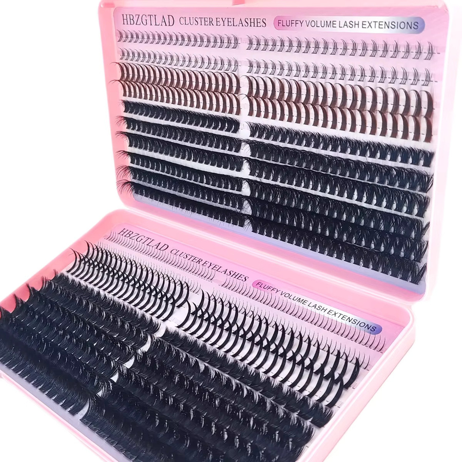 AMSDCN Wimpernbüschel, Black, Unisex - Bild 3