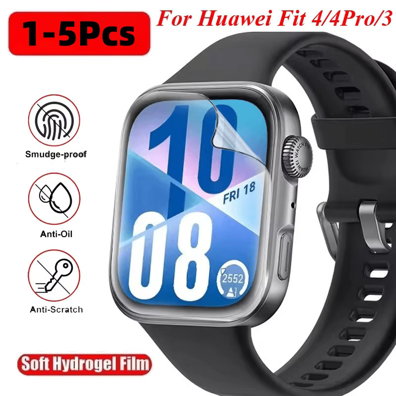 TINUORA Displayschutzfolie für Huawei Watch fit 3 4, transparent - Bild 1