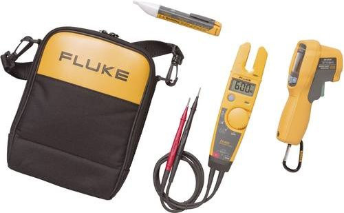 Fluke T5-600/62MAX+/1AC KIT Digitales Hand-Multimeter und Stromzange in Gelb mit 4000 Counts und CAT III 600V Schutz - Bild 1