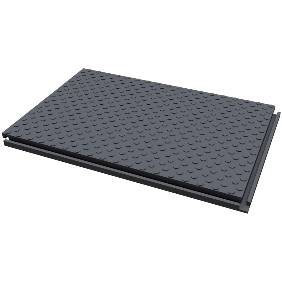 Schake Schutzmatte aus Gummi in Silber/Grau, Breite: 120 cm, Tiefe: 80 cm, Höhe: 4,3 cm - Bild 2