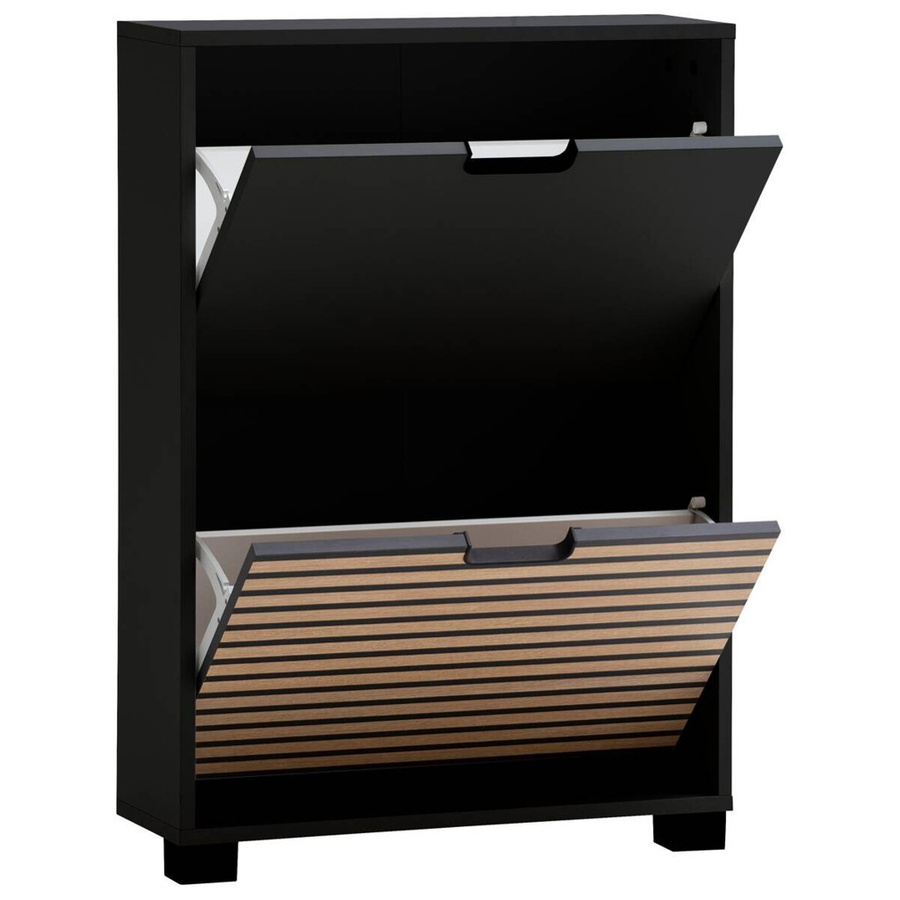 Schildmeyer Schuhkipper Ryker in Anthrazit mit 2 Klappen, B/H/T: 59,8 x 85,2 x 19,5 cm - Bild 4