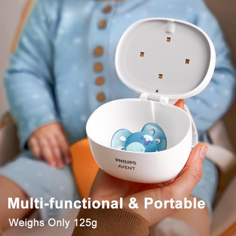 Philips Avent Tragbare UV-Sterilisationsbox für Schnuller und Beruhigungssauger, weiß, mit wiederaufladbarem Akku - Bild 2