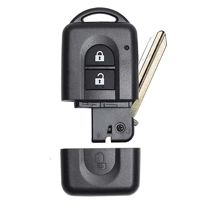 KEYECU Schlüsselloser Fernschlüssel in Schwarz mit 2 Tasten, 433 MHz und PCF7936-Chip für Nissan X-trail, Qashqai und Pathfinder (2007–2015) - Bild 3