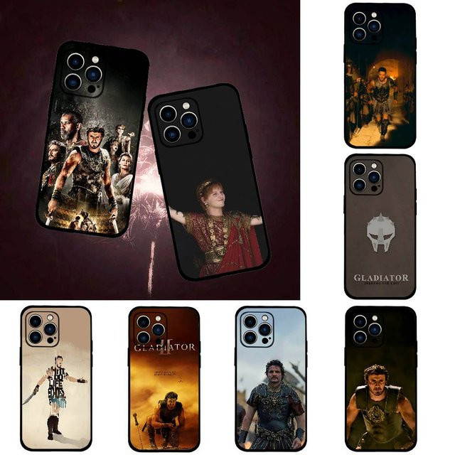 Mesuca Handyhülle Film G-Gladiator 2 für iPhone 11 bis iPhone 17 Pro Max Plus Mini, weiches TPU, Multicolor - Bild 1