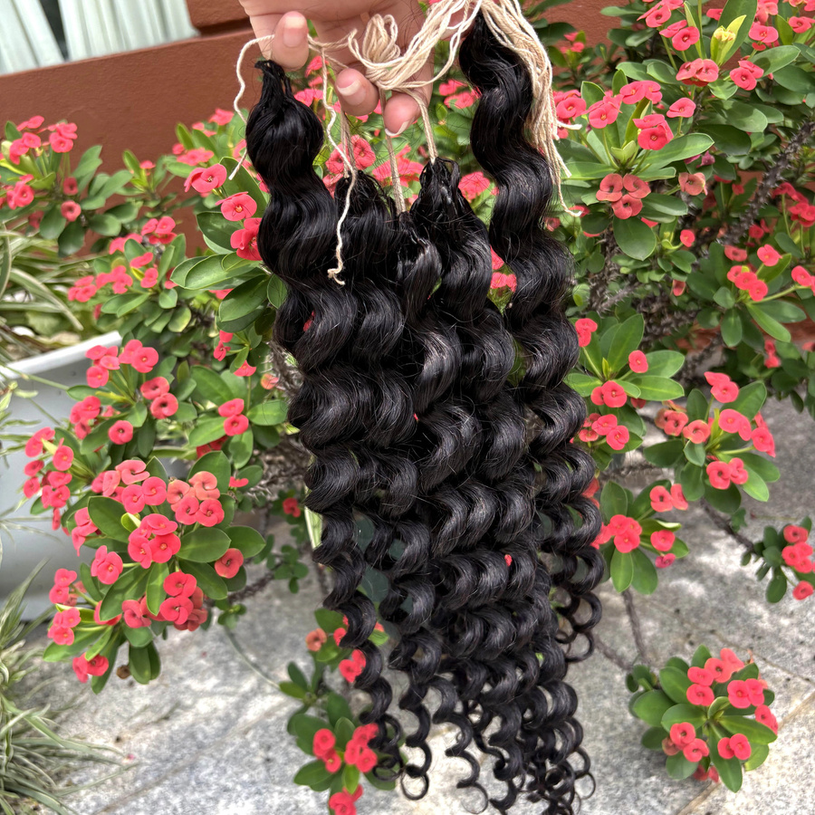MISHELL Goddess Box Braids Echthaar-Häkelzöpfe, 100g, Damen - Bild 2